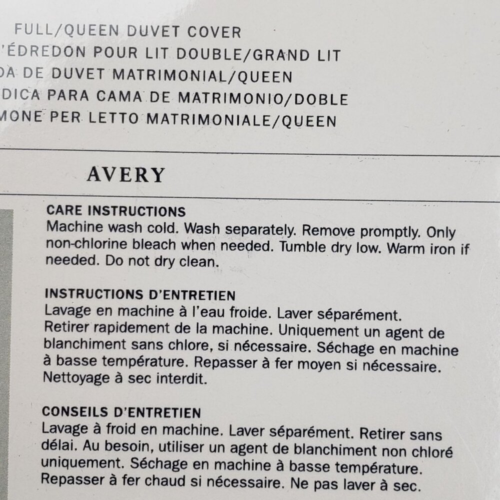 Ralph Lauren Home Avery Full/Queen Duvet Cover Grey Floral Chrysanthemum Heather - Picture 11 of 16